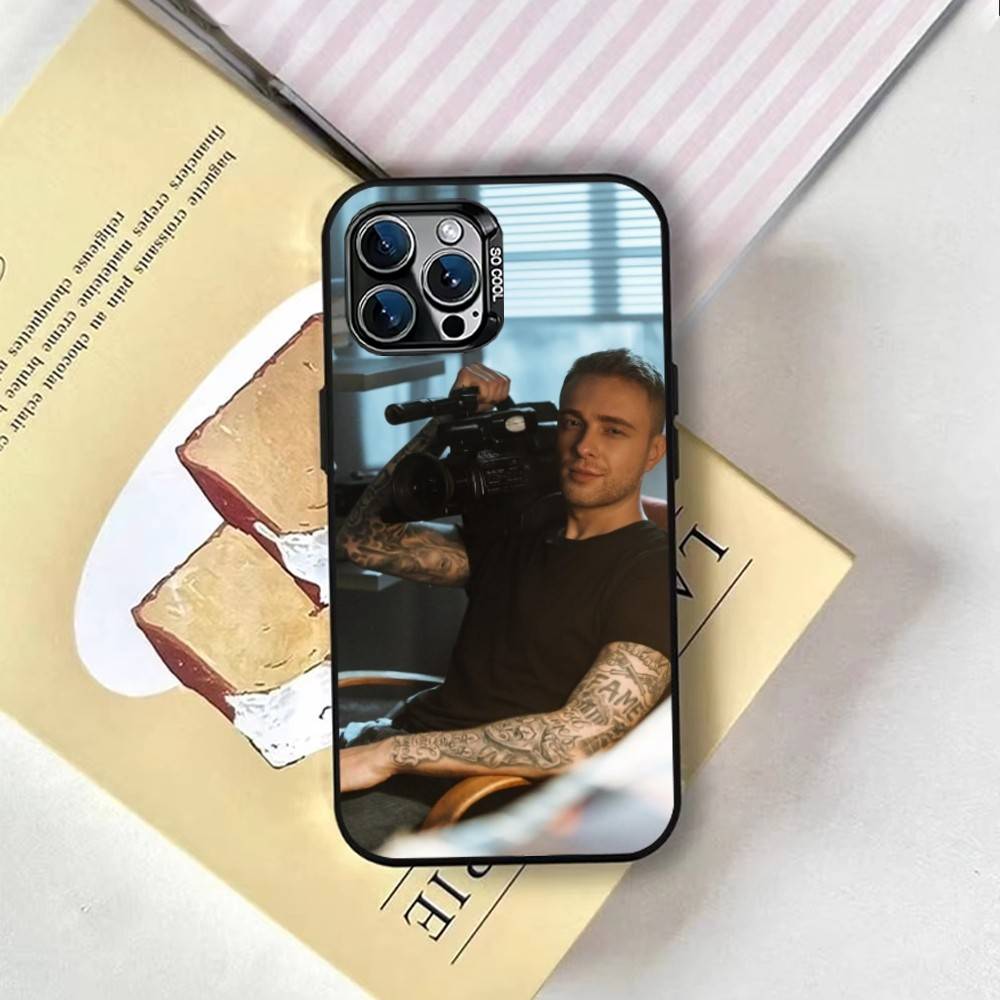 E-Egor Creed Russian RAP Phone Case For iPhone 17,16,15,14,13,12,11 Plus,Pro Max,XS,Colored Silver Plated Inside Cover