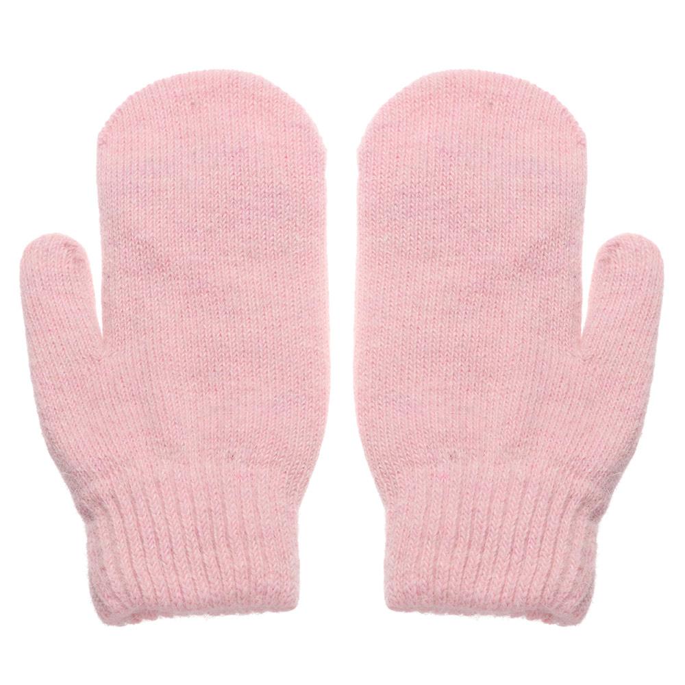 Двухслойные перчатки из кроличьей шерсти, женские зимние корейские однотонные зимние женские перчатки на все пальцы, варежки для девочек