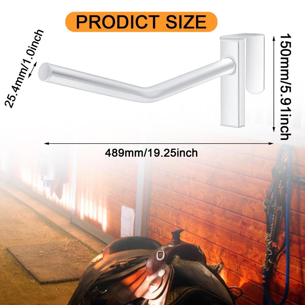 2 шт. Органайзер для седла, Съемная сверхпрочная стойка, Одинарная перекладина для конного спорта
