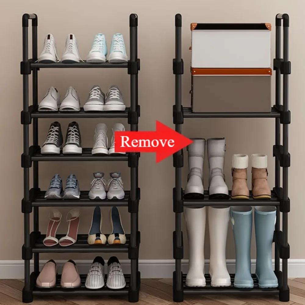Большая полка для обуви, многослойная, собранная, полка для обуви, экономящая место, входная комбинация, подставка для обуви, держатель, органайзер для кроссовок