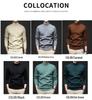 Men's Autumn Slim Fit Half High Neck Sweater - Solid Color Youth Base Sweater