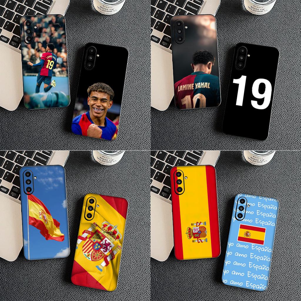 Чехол для Motorola Moto G86 G57 G14 G34 G67 G84 G24 A54 G15 G17 Power Cover Чехол для телефона Футбол № 19 Флаг Испании Футбол №19