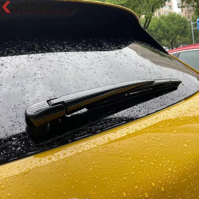 Rear Window Wiper Cover Trim For Honda HR-V 2024 ZR-V 2024 Carbon Car Tail Windsheild Arm Blade Frame Accessories