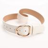 Oval Pin Buckle Waist Belt Faux Leather Leather Waistband Vintage Waist Strap  Casual Daily Wear