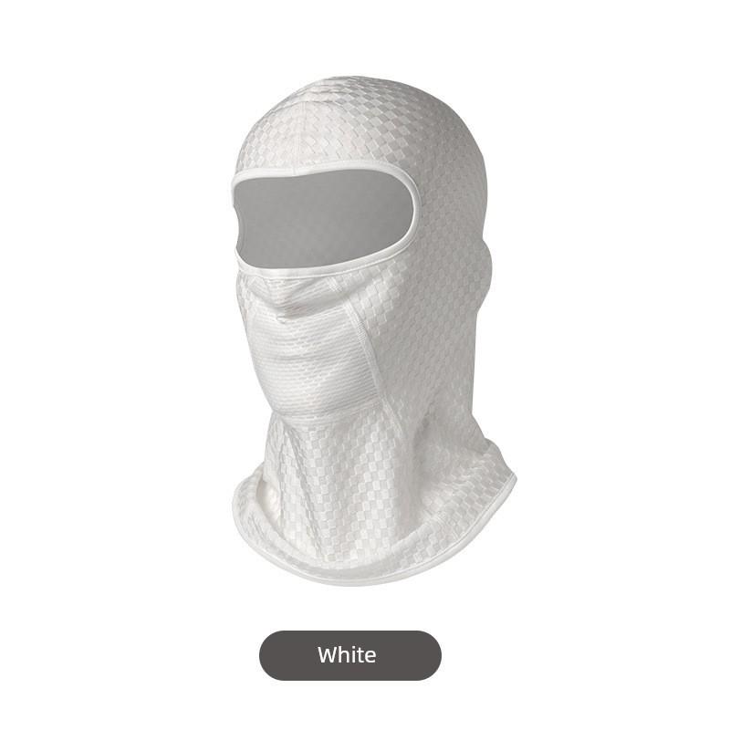 Summer Motorcycle Helmet Liner Cap Outdoor Sports Cover Full Face Mask Quick-Drying Cycling Mask Ice Silk Sun-Proof Headgear