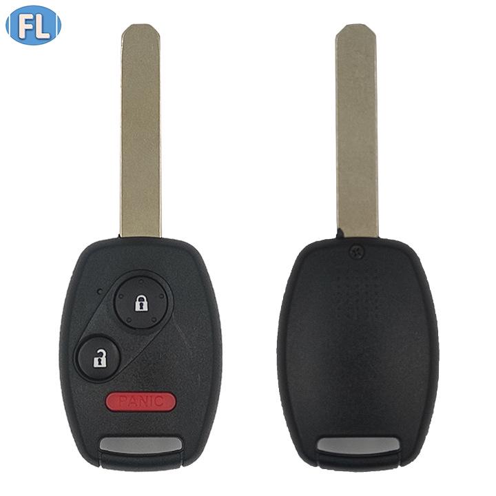 Honda Civic Straight Handle Remote - 2+1 Button, 433MHz, 46 Chip