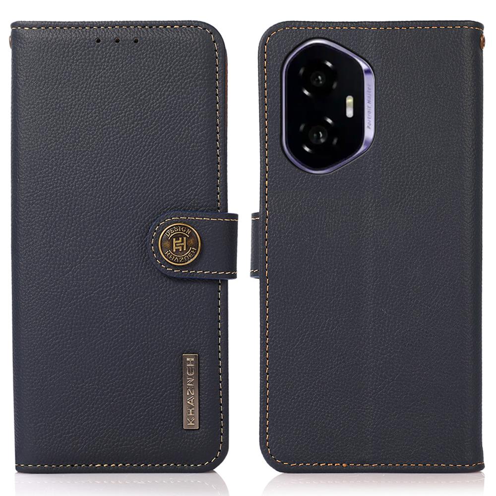 KHAZNEH for Honor 400 5G (Global) Case Genuine Cow Leather Wallet Phone Cover