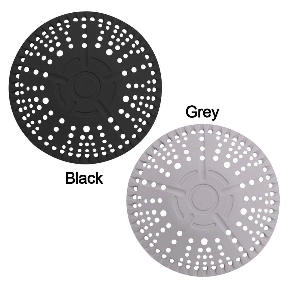 Round Shape Floor Drain Cover Hair Clean Up Shower Drain Pad  Kitchen Bathroom Accessories