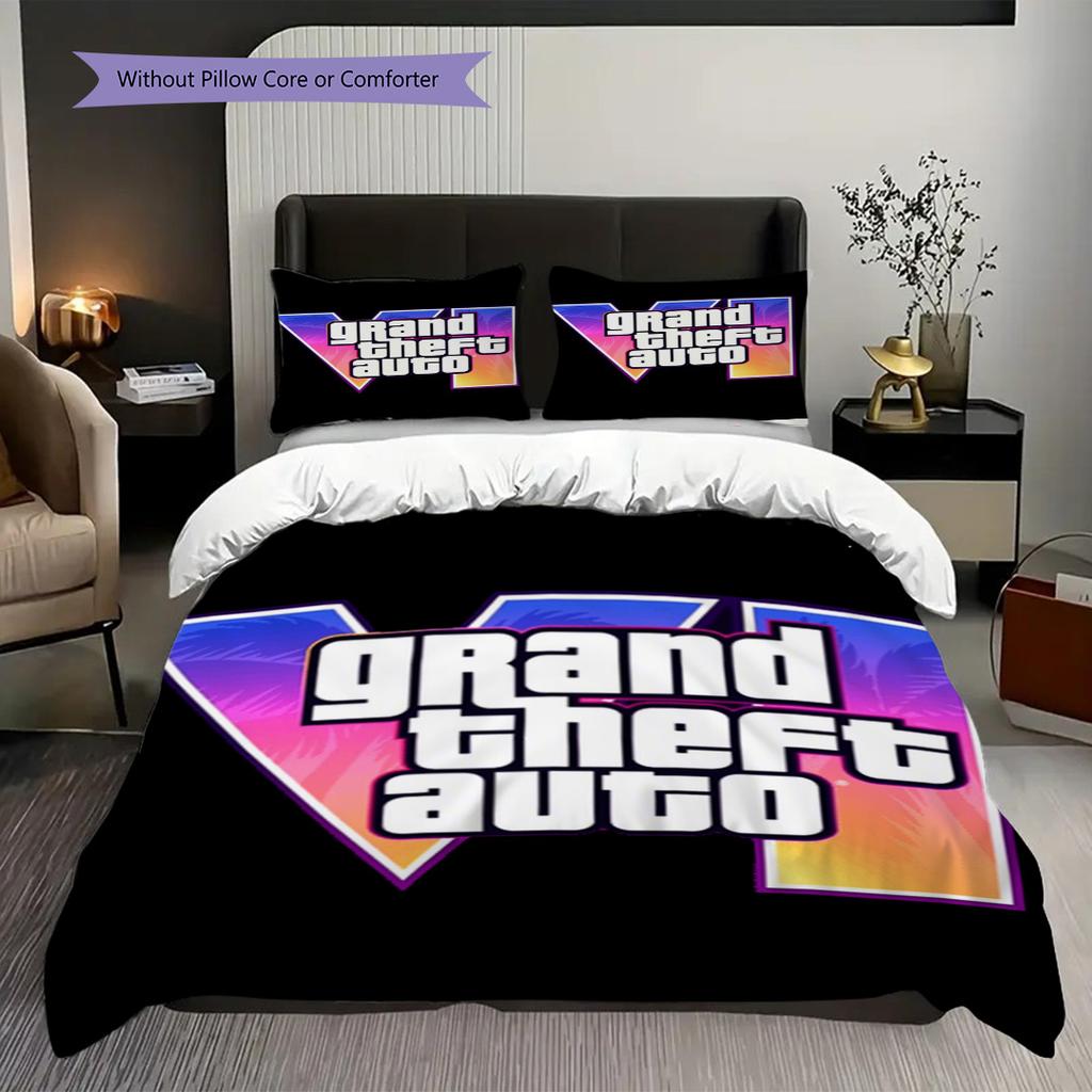 Grand Theft Auto San Andreas Threepiece Set 1 Duvet Cover 2 Pillowcase Without Core Bedding Set Duvet Cover And Pillowcase