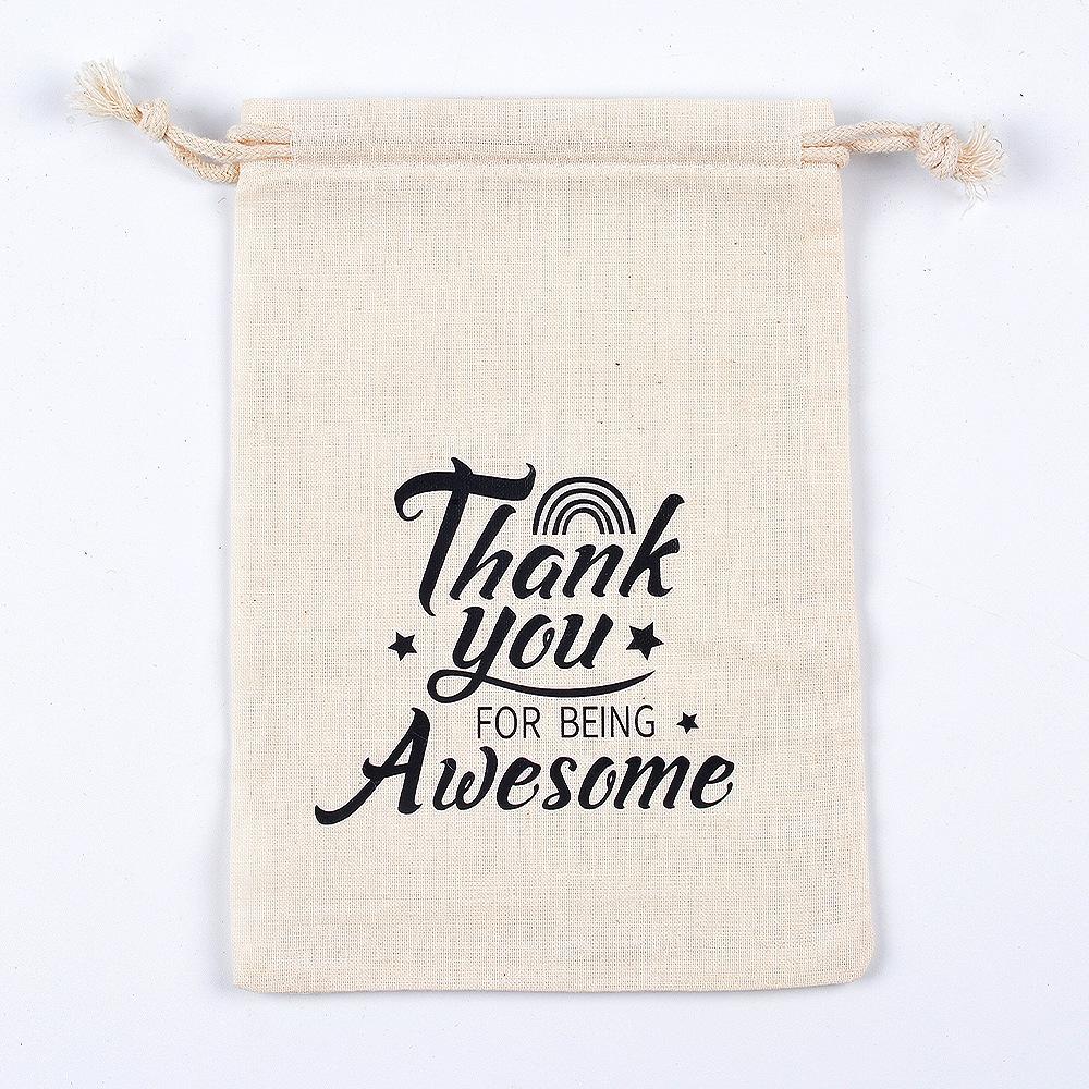 10 шт. Мешочки для украшений на шнурке, Мешочки для конфет, Свадебные, на день рождения, для детского праздника, пакеты для благодарности, пакеты для подарков на бизнес-вечеринку