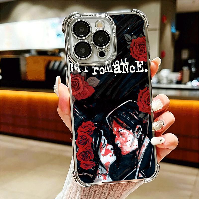 My Chemical Romance MCR Мягкий чехол для телефона для iPhone 15 16 17 Air 14 Pro Max 16E Plus 13 12 Mini Покрытие Защита от падения Fundas