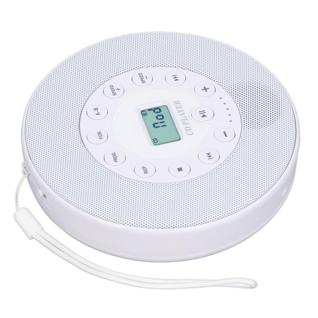 Портативный CD-плеер Bluetooth с динамиком Anti Skip CD-плеер для автомобиля Совместимость с MP3 Поддержка