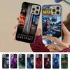 W-World Of W-Warcraft Игра Ретро Чехол Для Телефона IPhone 16 15 Promax IPhone 14 11 12 Высококачественный 13 Pro Силиконовый