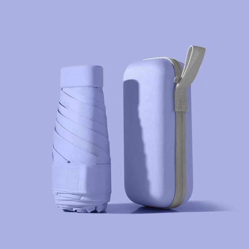 1 шт. Популярный многоцветный складной портативный мини-карманный зонт, пятискладной зонт, зонт двойного назначения для дождя и солнца, высококачественный зонт