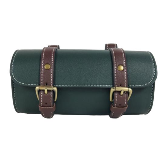 Сумка-седло для велосипеда в стиле ретро, ​​универсальная сумка для хранения электрического скутера для мотоцикла, велосипеда с регулируемыми пряжками, стильное организованное решение