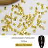 200 шт. Золотые/Серебряные Шармы 1/1,5/2/3 мм Квадратные Шипы в Панк-Стиле Заклепки Наконечники Декор Металлические Заклепки Гвозди Украшения для DIY Поделок Маникюра