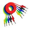 5pcs Digital Multimeter Probes Wire PVC Pure Copper Multimeter Test Cables Red Black Blue Yellow