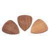 Wood Guitar Pick Holder Set 3 Pcs Wooden Guitar Picks and Storage Case for Performance