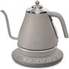 De’Longhi Electric Cafe Kettle Icona KBOE1230J-BG with Temperature Adjustment Stainless Steel Hand Drip 1.0L One Push 5 Temperature Settings 20 Minute