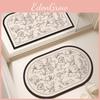 Diatom Contemporary Mud Washroom Floor Mats Bathroom Material Spaces Living