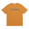 Timberland Men's Short Sleeve Wordmark Camo T-Shirt, Wheat Boot, Size L (TB0A2Q72P471)