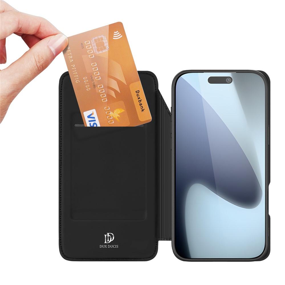 Dux Ducis Flip Case for iPhone 17 Pro Max, Skin Pro, Black