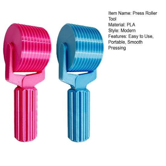 2 шт. Ролик для страз, 3D-печатный ролик для прижимания страз, ручной ролик с удобной ручкой, инструмент для рукоделия для вышивки стразами