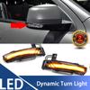 Dynamic LED Turn Signal Lights Rearview Mirror Indicator Blinker Repeater For Jeep Grand Cherokee Dodge Durango 2011-