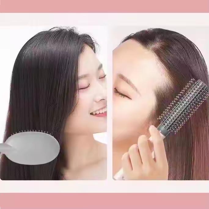 Custom Logo Paddle Hair Brushes Air Detangler Hairbrush Colorful Printing Hair Products Hair Comb for Women