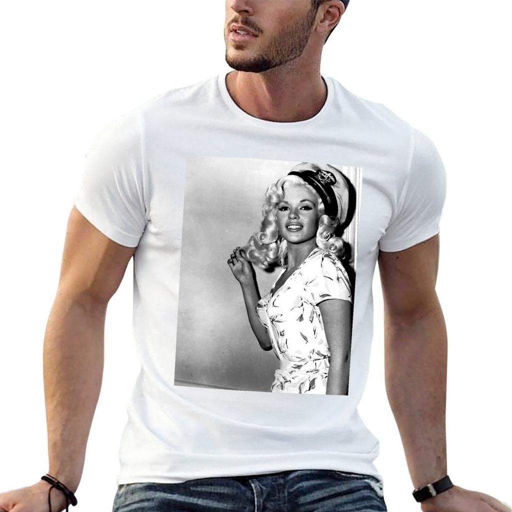 Jayne Mansfield Tshirt Work Daily Short Sleeve Top