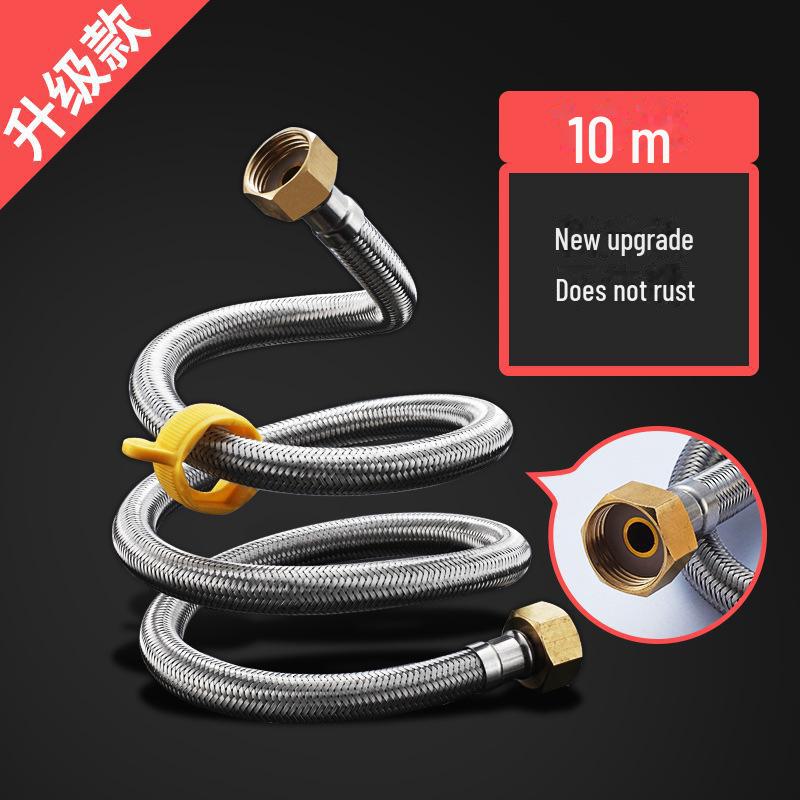 Шланг для подачи воды из стали с пластиковым покрытием для крана/обогревателя/туалета