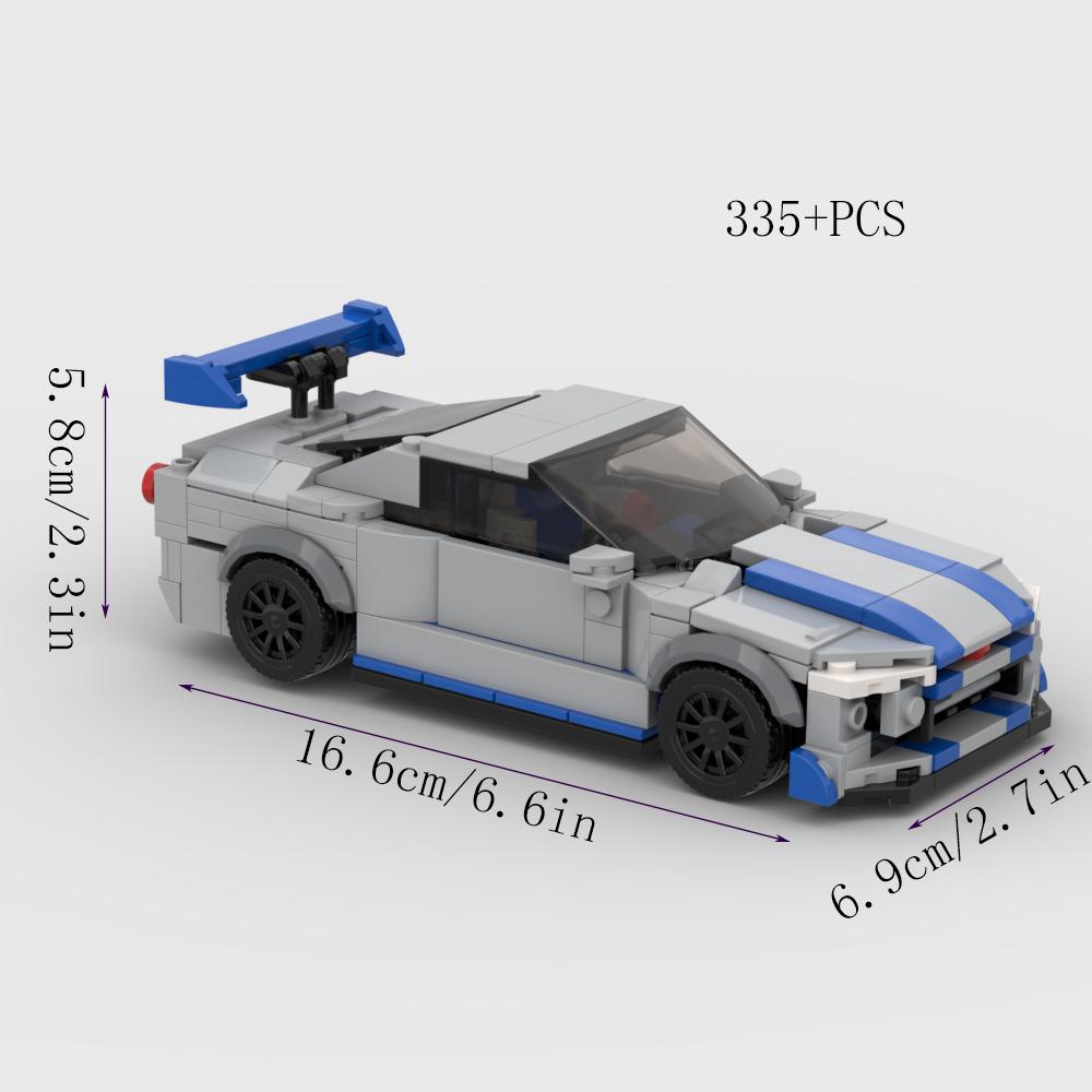 MOC Car Super Race City Speed ​​Sport Pickup Vehicle Model Building Blocks Rally Supercar Racing Bricks Christmas Gift Technical