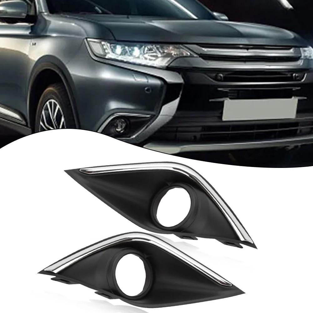 Fog Light Cover Front Bumper Pair Fog Light Lamp Frame Cover