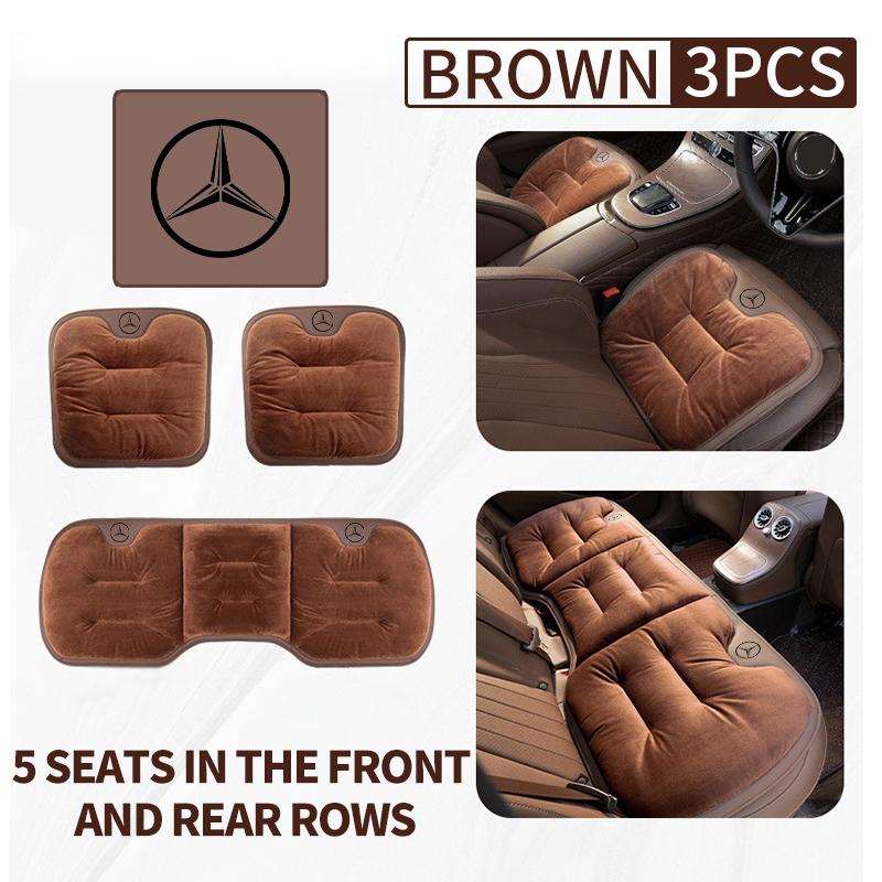 AABGW1 For Benz Car Seat Cushion Winter Plush Thickened Warmth Soft Cushion Seat Cover Accessories AMG Exclusive W204 W222 W205 W203