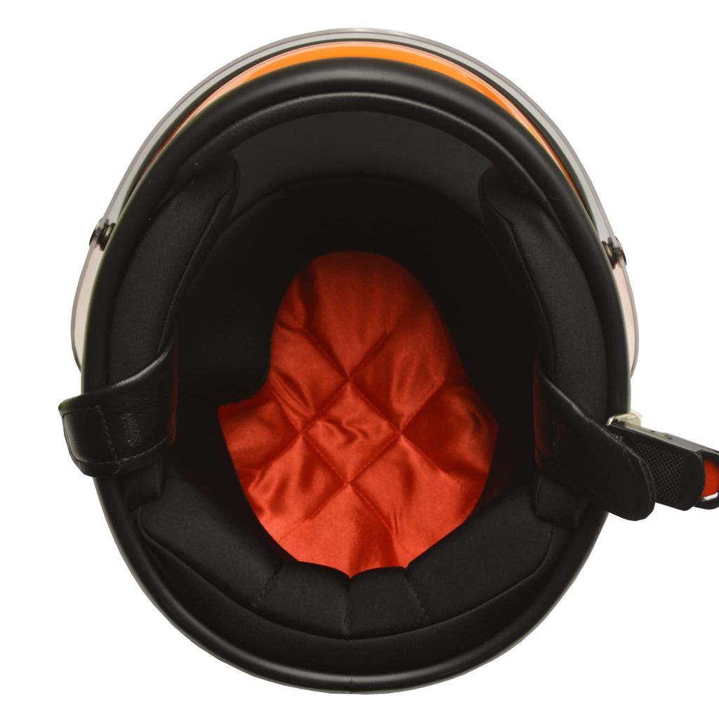 LEAD Motorcycle Helmet Full Face Black Free Size RX-200R (57-60cm)