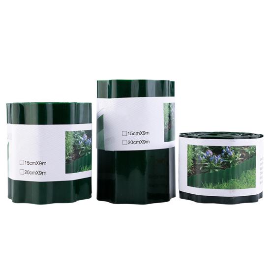 1 рулон гофрированного забора влагостойкий ландшафтный бордюр не требующий копания гнущийся садовый бордюр