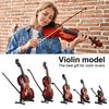 Tiny Violin Keychain with Sound Mini Violin Toy Set Plays Sad Music Smallest Violin Model Mini Crying Story Teller Portable Miniature Violin