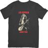 Led Zeppelin Jimmy Page Music Men & Women Quality Cotton T-Shirt Black
