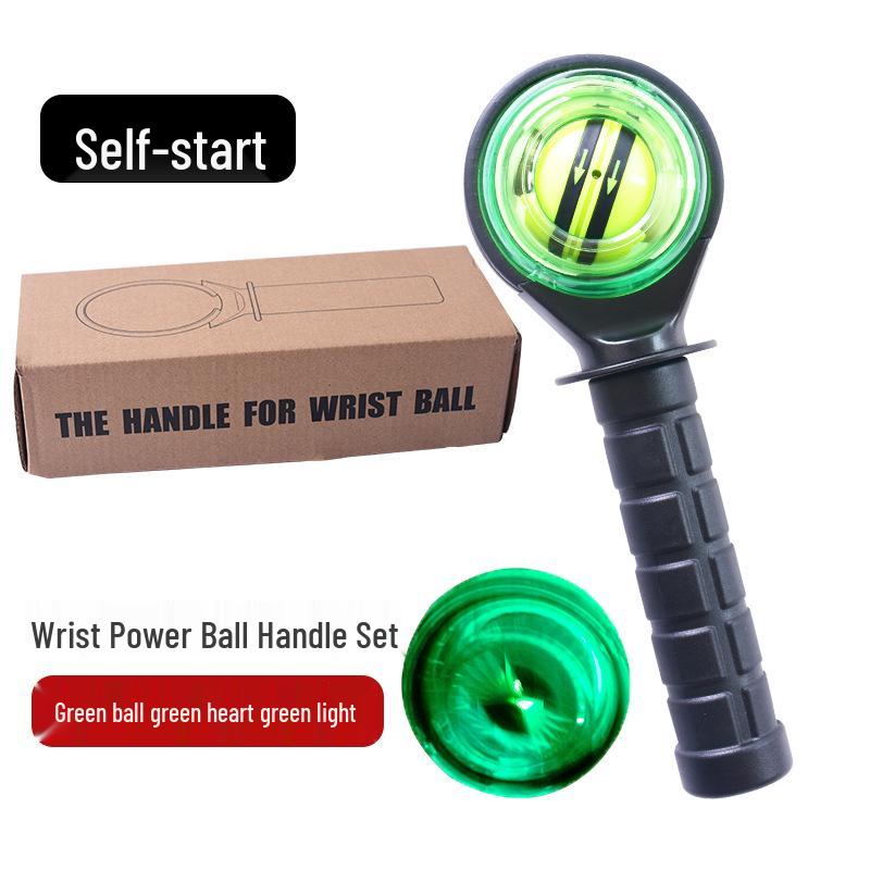 Кистевой силовой шар с ручкой - Тренажер для силы хвата для кисти и руки