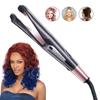2 In 1 Twisted Hair Straightener and Curler Professional Flat Iron 3D Concave And Convex Titanium Plate Ionic Curling Iron