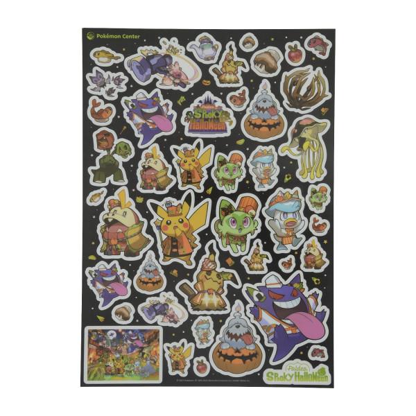 POKEMON Center A4 PET Sticker Paldea Spooky Halloween, 9276001260, Popular Pokemon In Korea