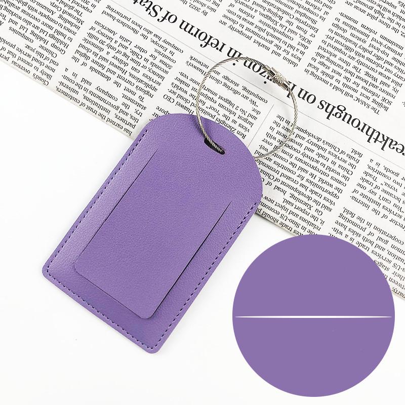 1 шт., унисекс, багажная бирка из искусственной кожи, металлический ремешок, бирка для посадочного талона, имя, ID, адрес, этикетка, бирка для чемодана, дорожные аксессуары