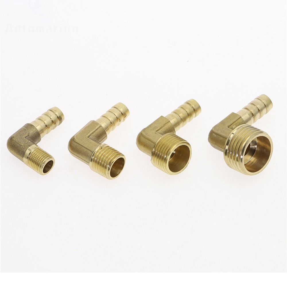 90 Degree Elbow PL Pipe Joint 1/8" 1/4" 3/8" 1/2" Coupler Connector Adapter Durable Hose Barb  Pipe