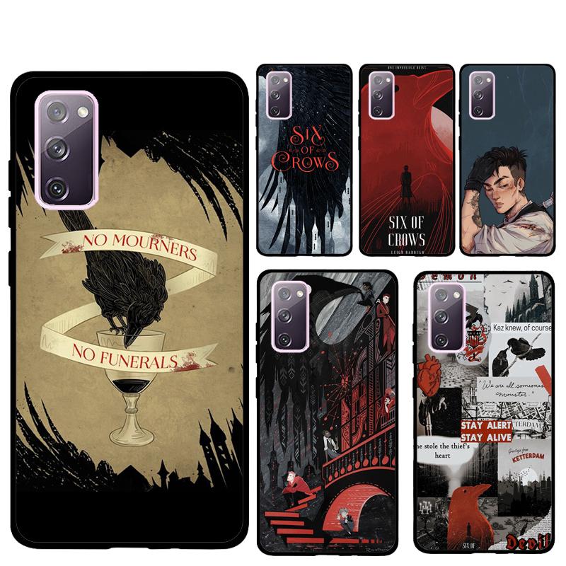 Чехол для телефона "Шестерка воронов" для Samsung Galaxy S25 Ultra S9 S10 Plus S20 FE S21 S22 S23 S24 Ultra Задняя крышка