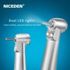 Niceden Детская мини-головка 2 светодиода стоматологический высокоскоростной наконечник воздушная турбина 2/4 отверстия