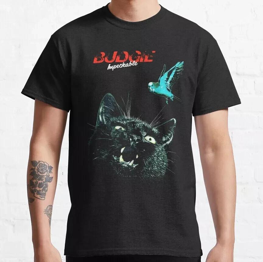 HOT! Budgie Band Impeckable Album Classic T-Shirt Size, Best
