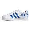adidas Оригинальные Superstar Уютные Износостойкие Повседневные Кеды для Скейтбординга Бело-Синие Унисекс 'White Blue' Кроссовки GW5784
