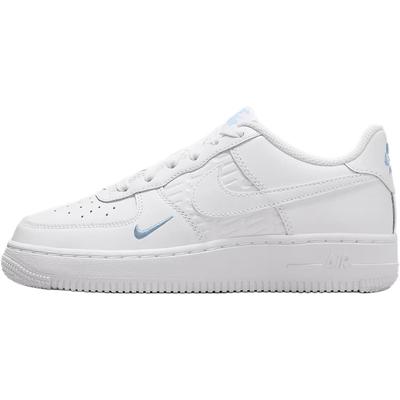 Air Force 1 Cushioning, Wear Resistant Low Top Kids' Skateboarding Shoes White Unisex IH4475-100