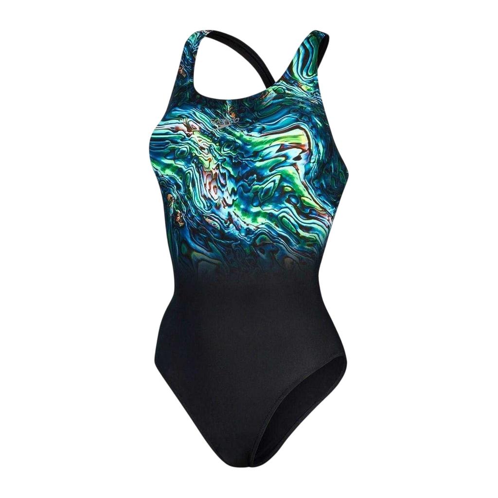 Speedo Womens/Ladies Placement Digital One Piece Swimsuit