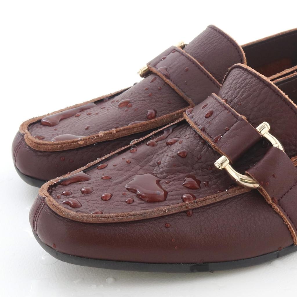 Waterproof Buckle Mocha Loafers Ashinaga Japanese Shoe Size [Uncle Ashinaga] (EN_5360559)/Uncle Ashinaga/Uncle (Chocolate, Dimensions, Adult, Number,